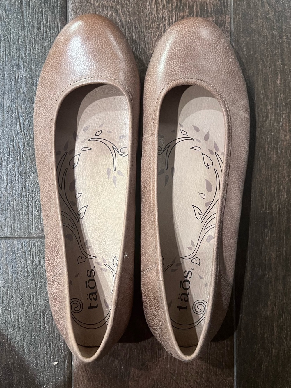 Taos Footwear Taupe Rascal Ballet Flats